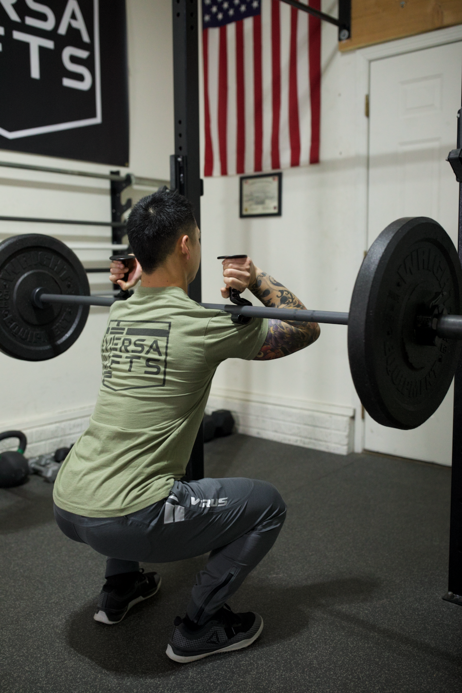 VersaLifts V-Hook barbell hooks for front squats (pair)